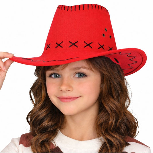 Chapeau Cow-Boy Rouge enfant