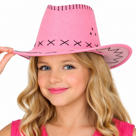 Chapeau Cow-Boy Rose enfant