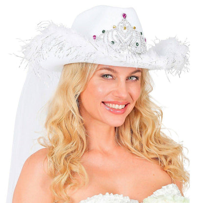 Chapeau de cow-boy avec voile