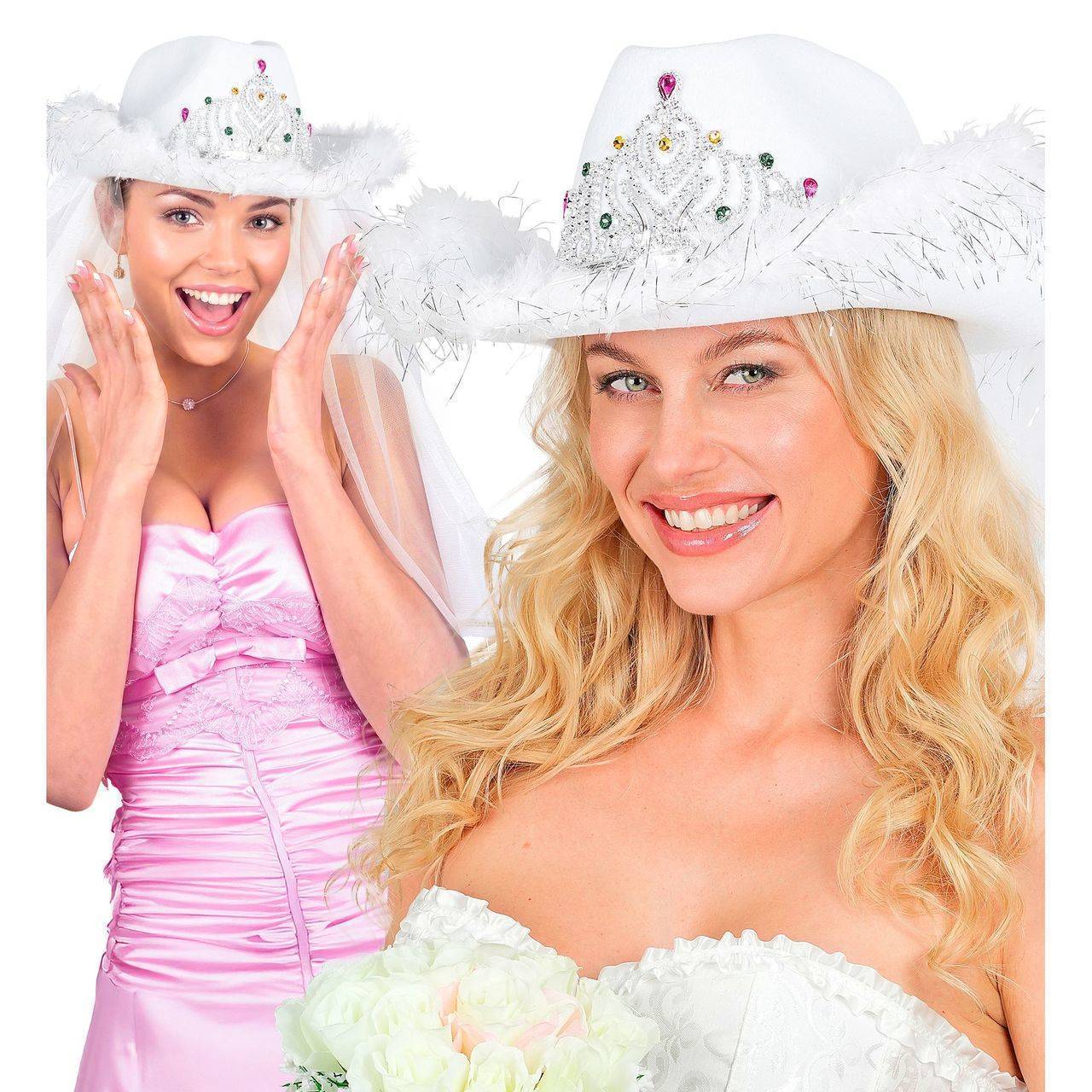 Chapeau de cow-boy avec voile