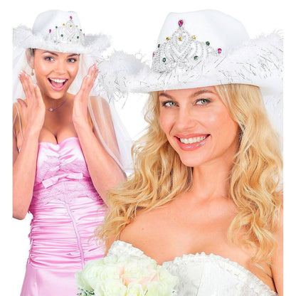 Chapeau de cow-boy avec voile