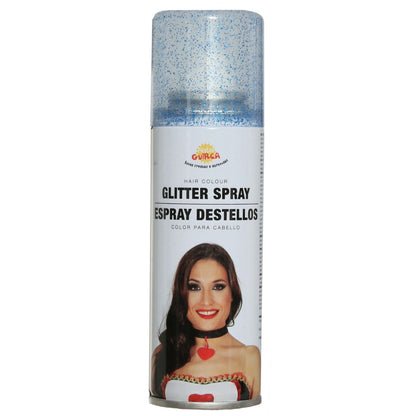 Spray Cheveux Pailleté Bleu
