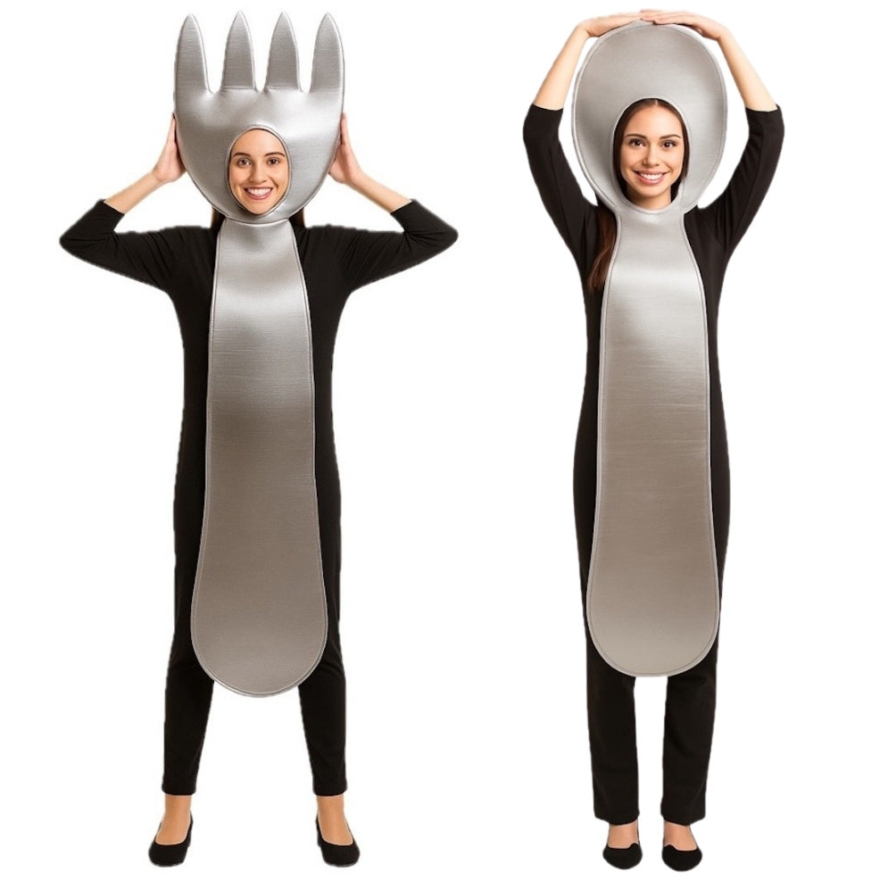 Déguisements de couple Cuillère et Fourchette