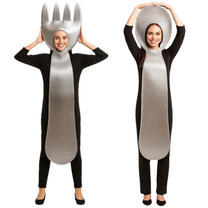 Déguisements de couple Cuillère et Fourchette
