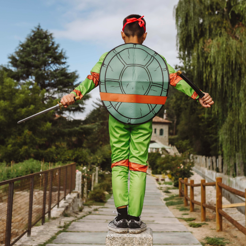 Funidelia | Déguisement Leonardo - Les Tortues Ninja pour garçon Les Tortues Ninja & Dessins Animés - Déguisement pour enfant et accessoires pour Halloween, carnaval et fêtes. - Taille 3-4 ans Funidelia | Déguisement Leonardo - Les Tortues Ninja pour garçon Les Tortues Ninja & Dessins Animés - Déguisement pour enfant et accessoires pour Halloween, carnaval et fêtes. - Taille 3-4 ans