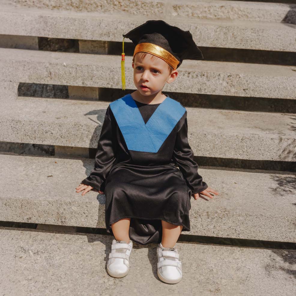 traje graduación infantil