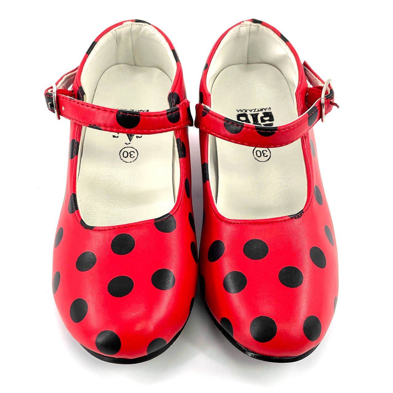 Chaussures flamenco rouges pour enfants