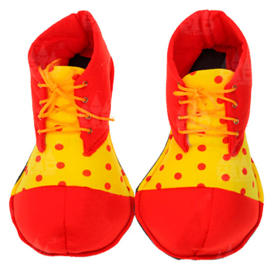 Chaussures de Clown à Pois Rouges pour enfants
