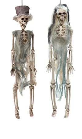 Décoration à suspendre Fiancés Squelettes