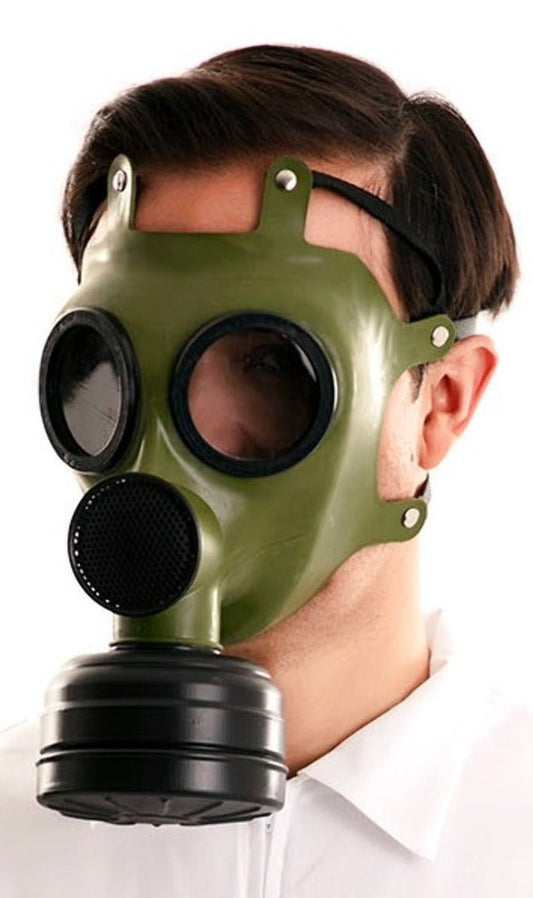 Masque en Latex à Gaze Vert