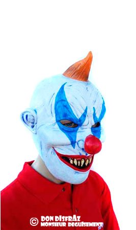 Masque latex Clown Psyco