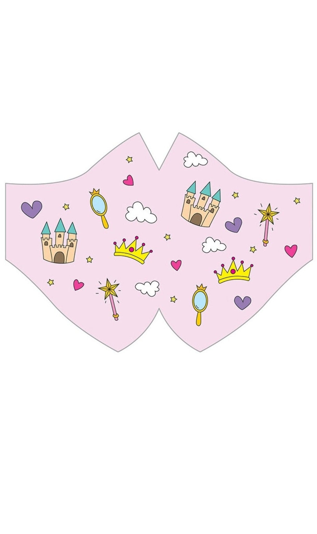 Masque en Tissu Princesses enfant