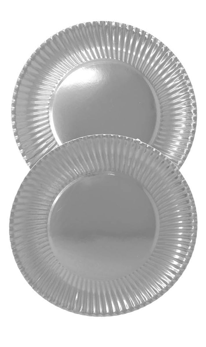 Assiettes Argentées