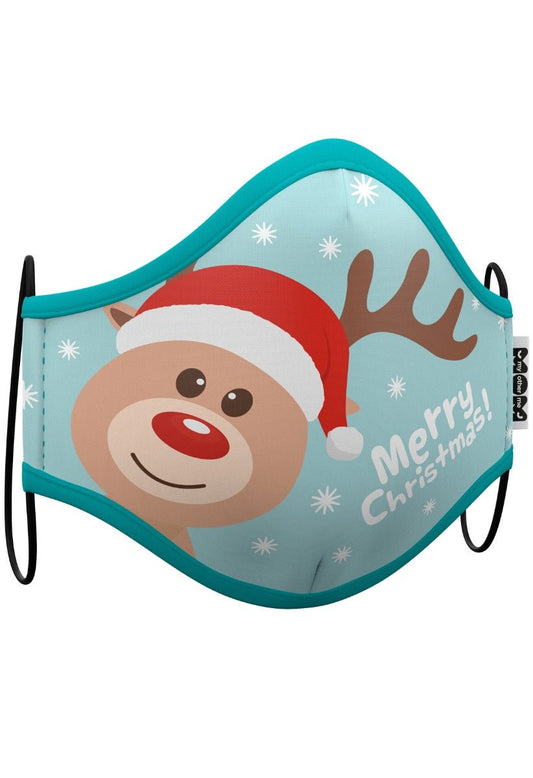 Masque en Tissu Renne Noël pour adulte