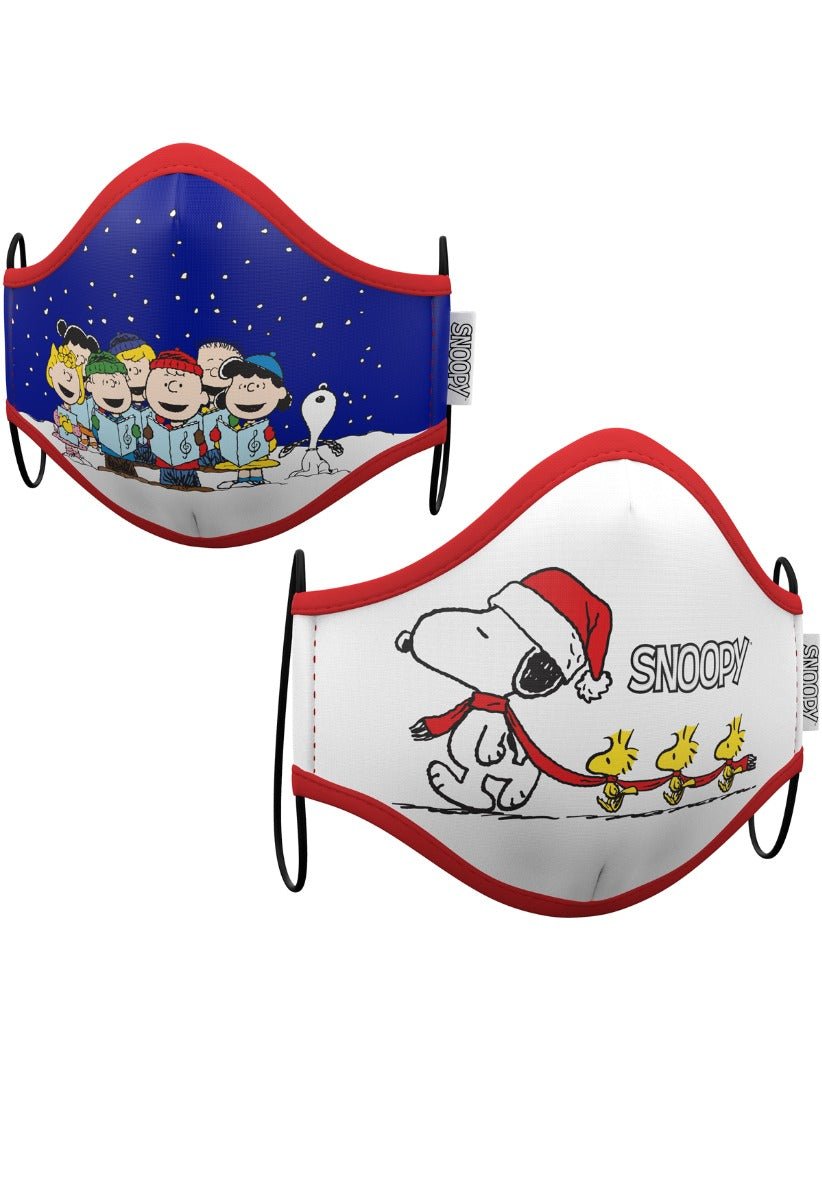 Pack 2 Masques en Tissu Snoopy™ Noël adulte