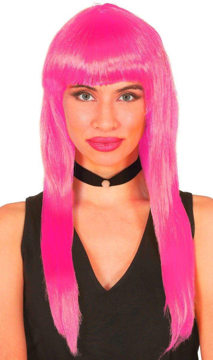 Pêrruque Rose Cheveux Longue Eco