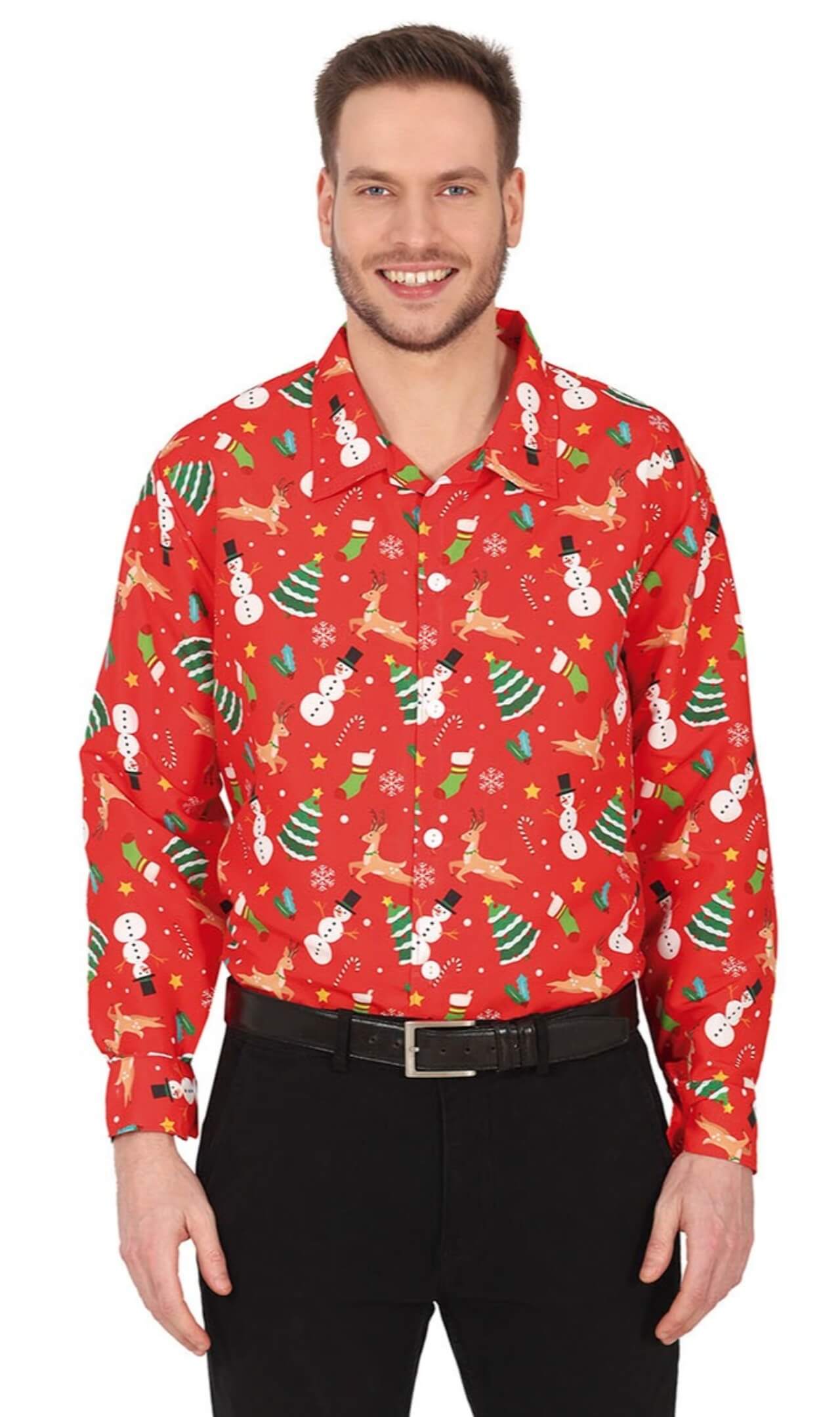 Chemise de Noël Rouge