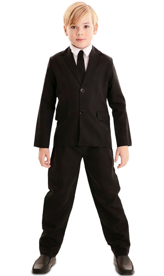 Disfraz de Traje Negro infantil I Don Disfraz