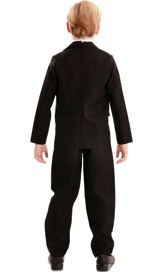 Disfraz de Traje Negro infantil I Don Disfraz