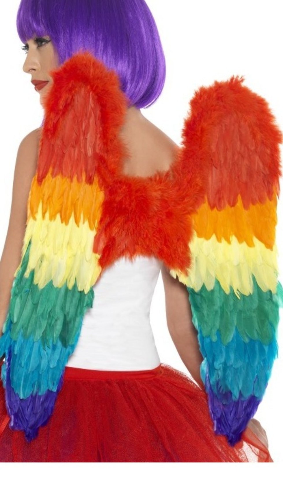 Ailes en Plumes Arc-en-Ciel Luxe