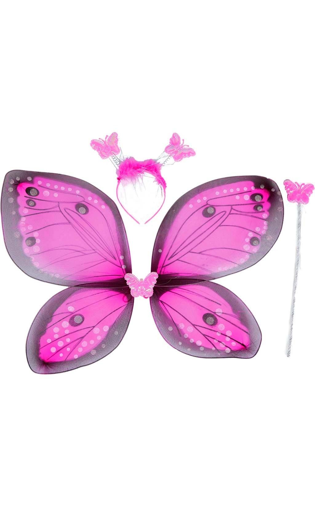 Set de Papillon Fuchsia