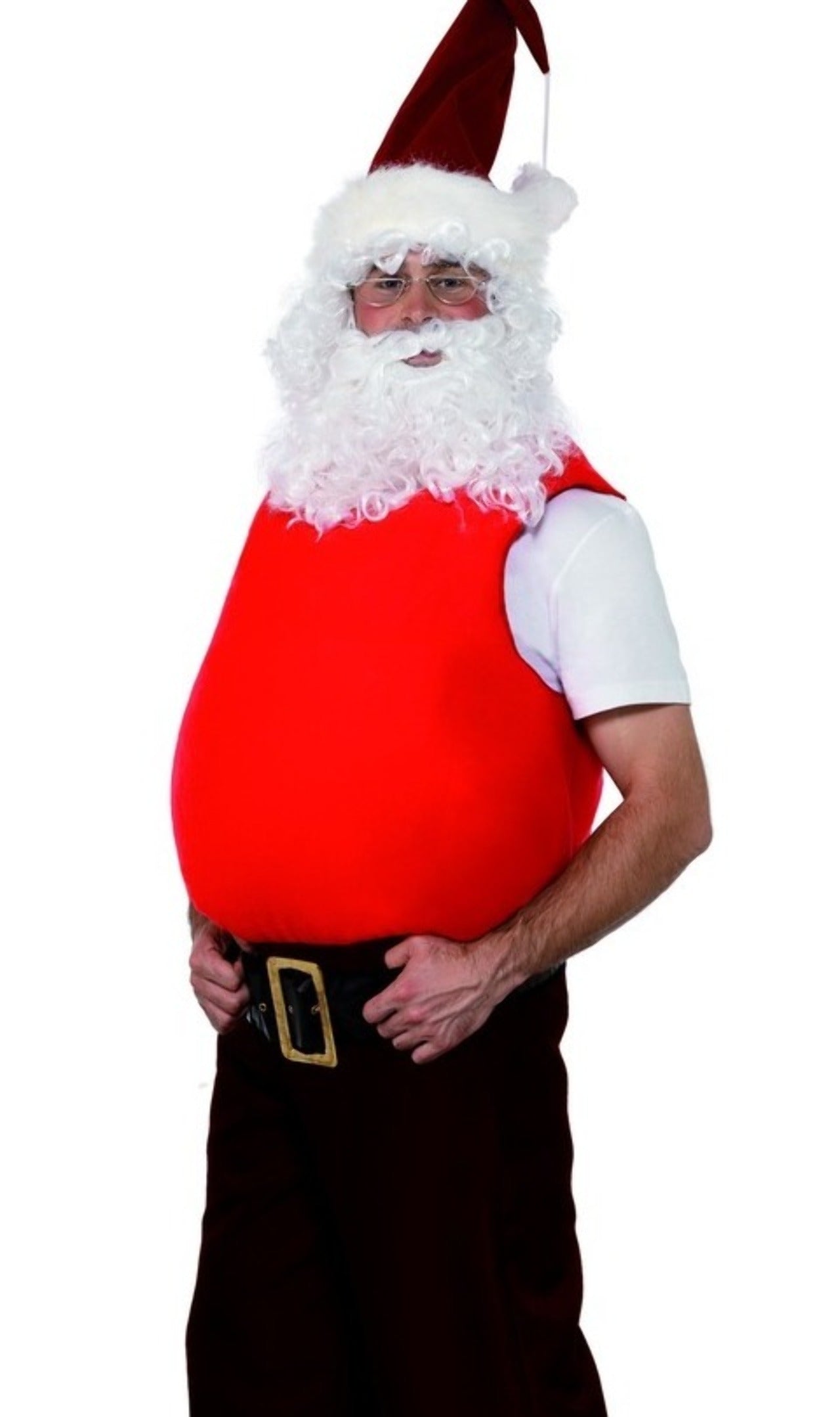 Rouge - M - Accessoires de ventre de père Noël imbibés de graisse
