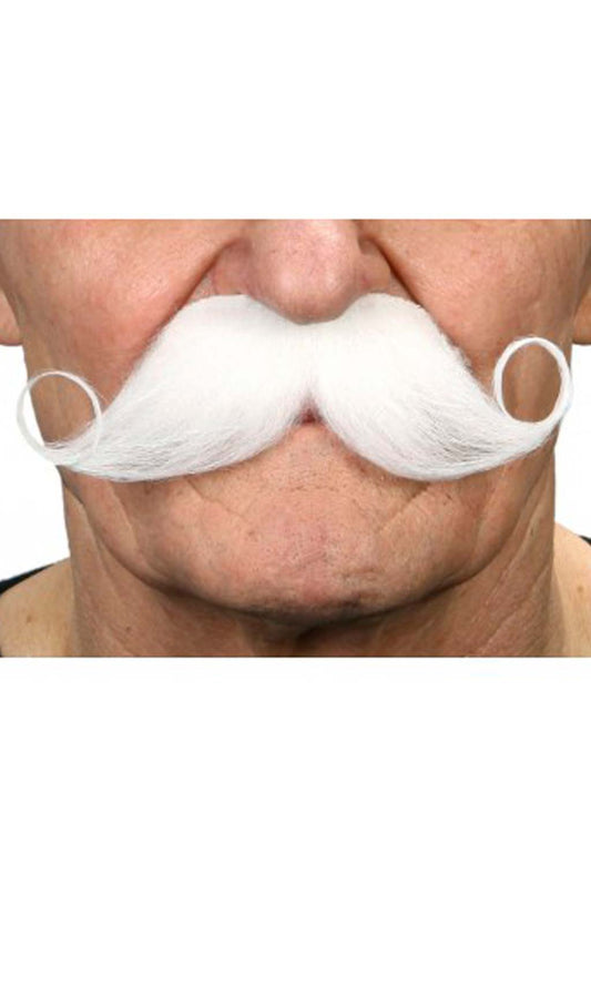 Moustache Blanche Professionnelle 037-LG