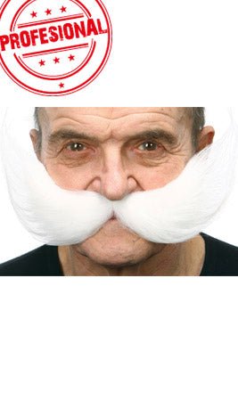 Moustache Blanche Professionnelle 039-LG