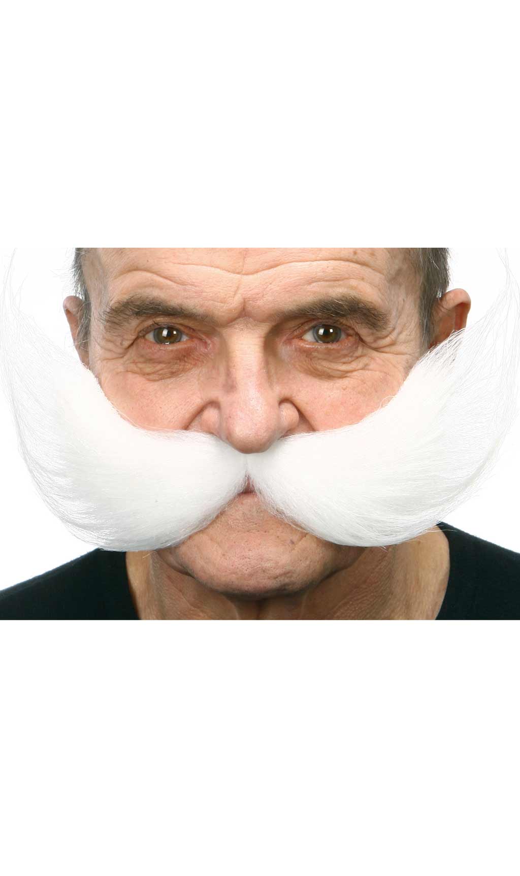 Moustache Blanche Professionnelle 039-LG