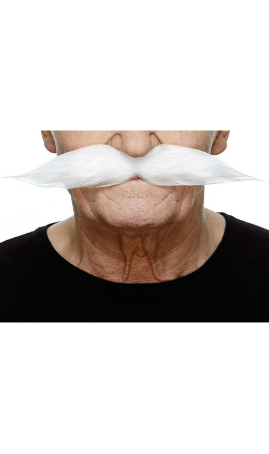 Moustache Blanche Professionnelle 068-ME
