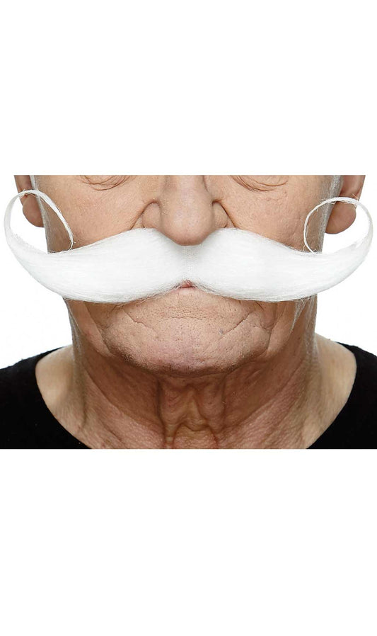 Moustache Blanche Professionnelle 073-LG