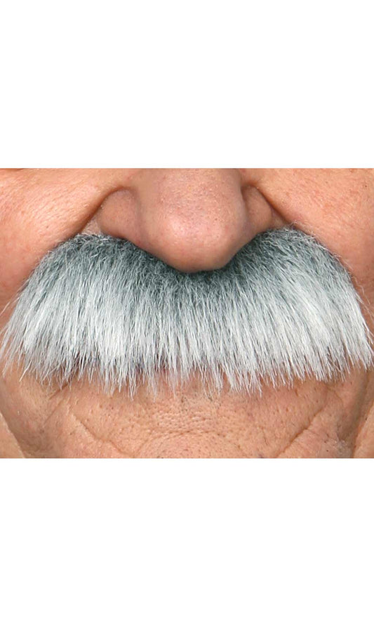 Moustache Grise Professionnelle 007-MB