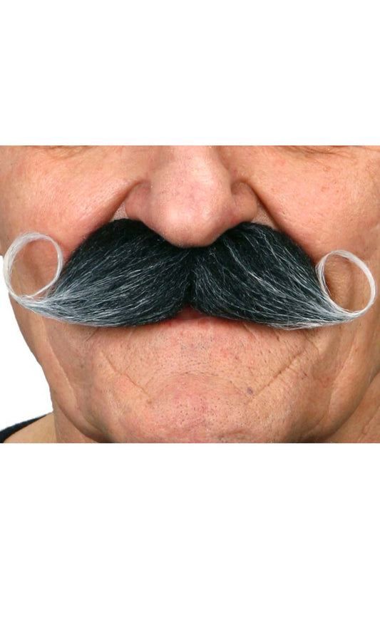 Moustache Grise Professionnelle 037-LF