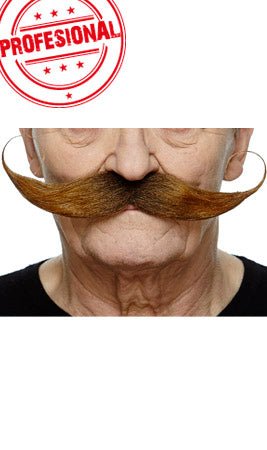 Moustache Châtain Professionnelle 073-LA