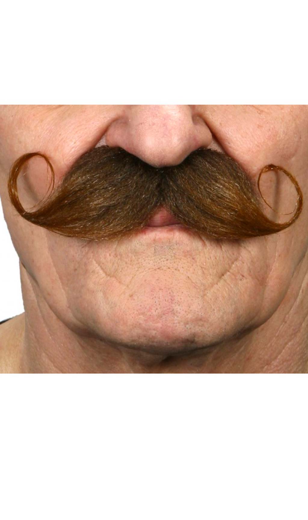 Moustache Châtain Professionnelle 037-LA