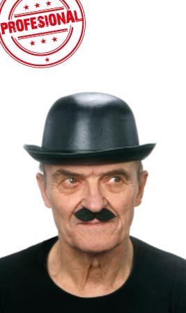 Moustache Noir Professionnelle 003-SK