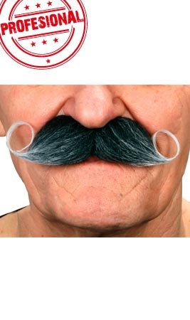 Moustache Grise Professionnelle 037-LF