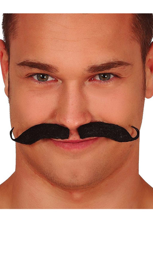 Moustache Noire Longue