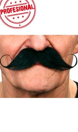 Moustache Noire Professionnelle 037-LH