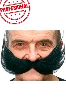Moustache Noire Professionnelle 039-LH