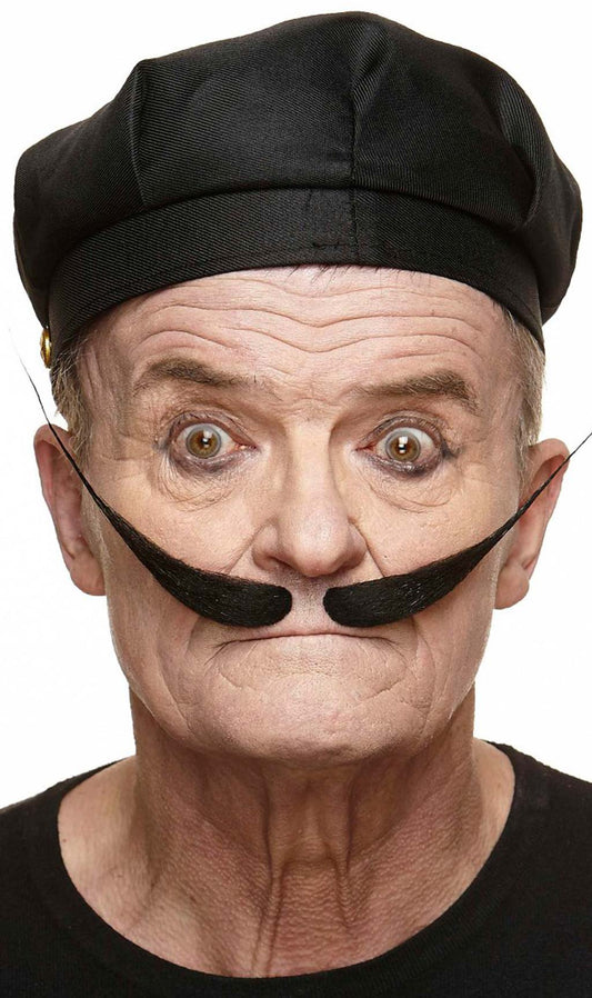 Moustache Noir Professionnel 175-LH