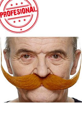 Moustache Rousse Professionnelle 069-LB