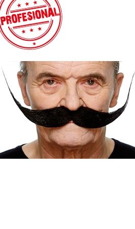 Moustache Noire Professionnelle 069-LH