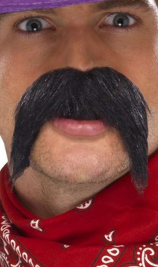 Moustache Méchant Western