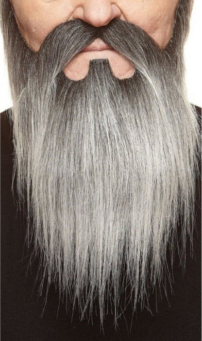 Moustache et Barbe Gris Professionnel 146-LF