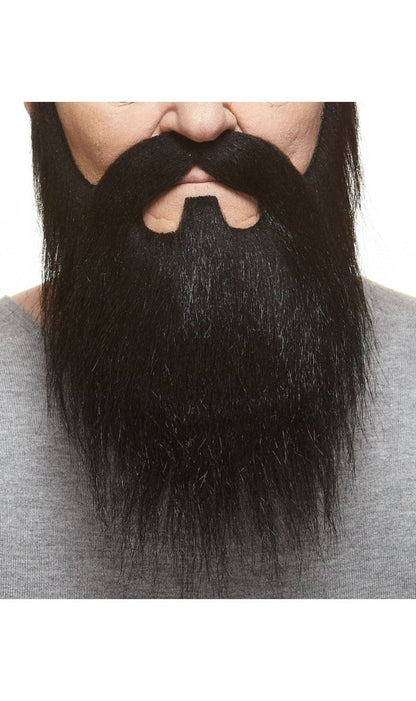 Moustache et Barbe Noire Professionnel 146-LH