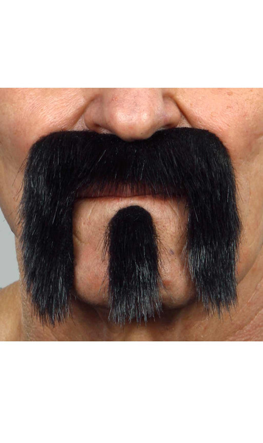 Moustache et Bouc Noirs Professionnels 025-SE