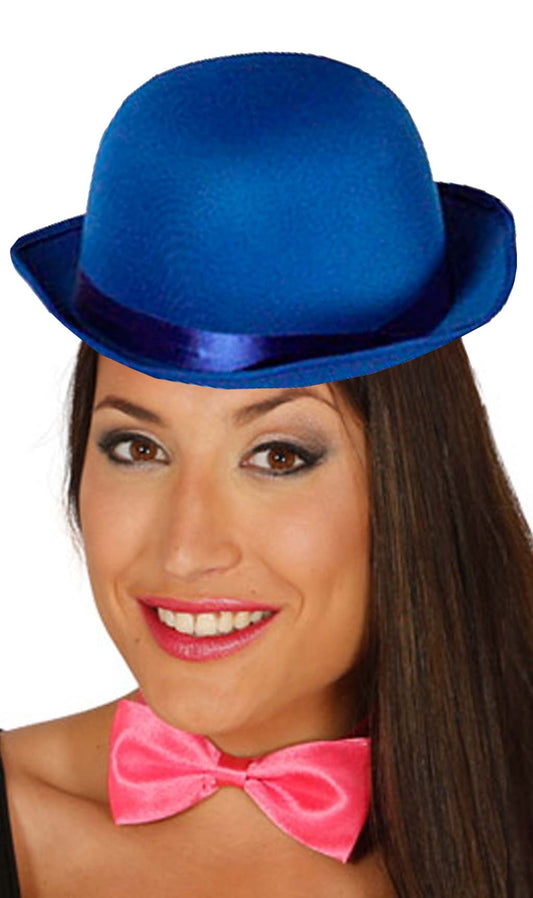 Chapeau Melon Luxe Bleu