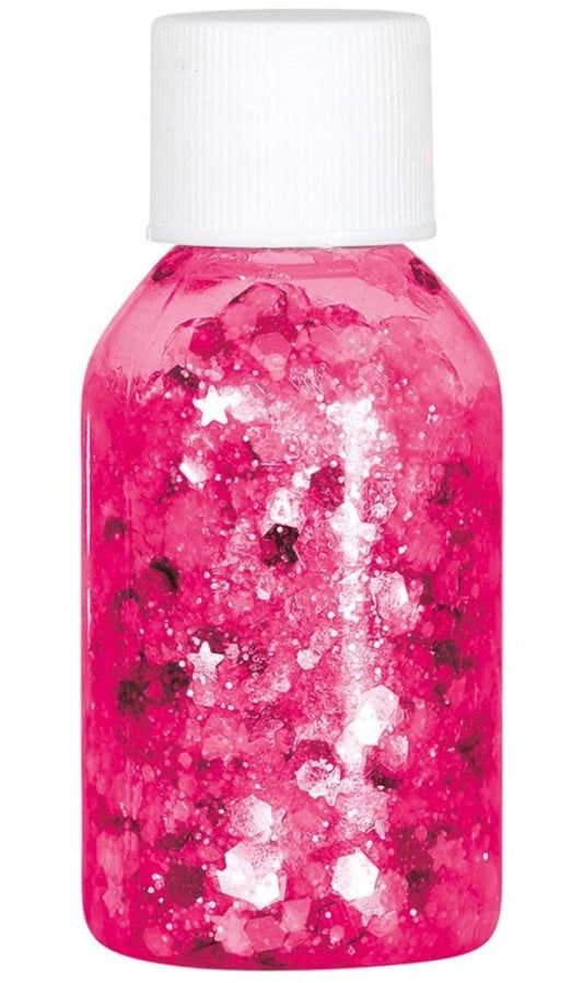 Pot de Gel á Paillettes Fuchsia