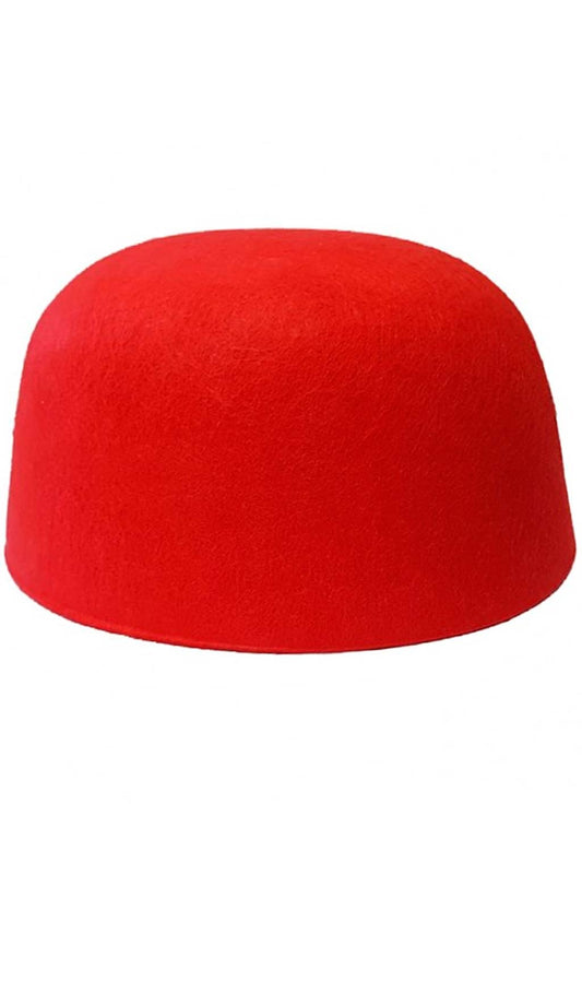 Casque Rouge en Feutrine